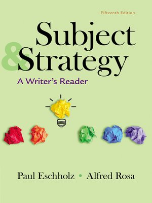 cover image of Subject and Strategy